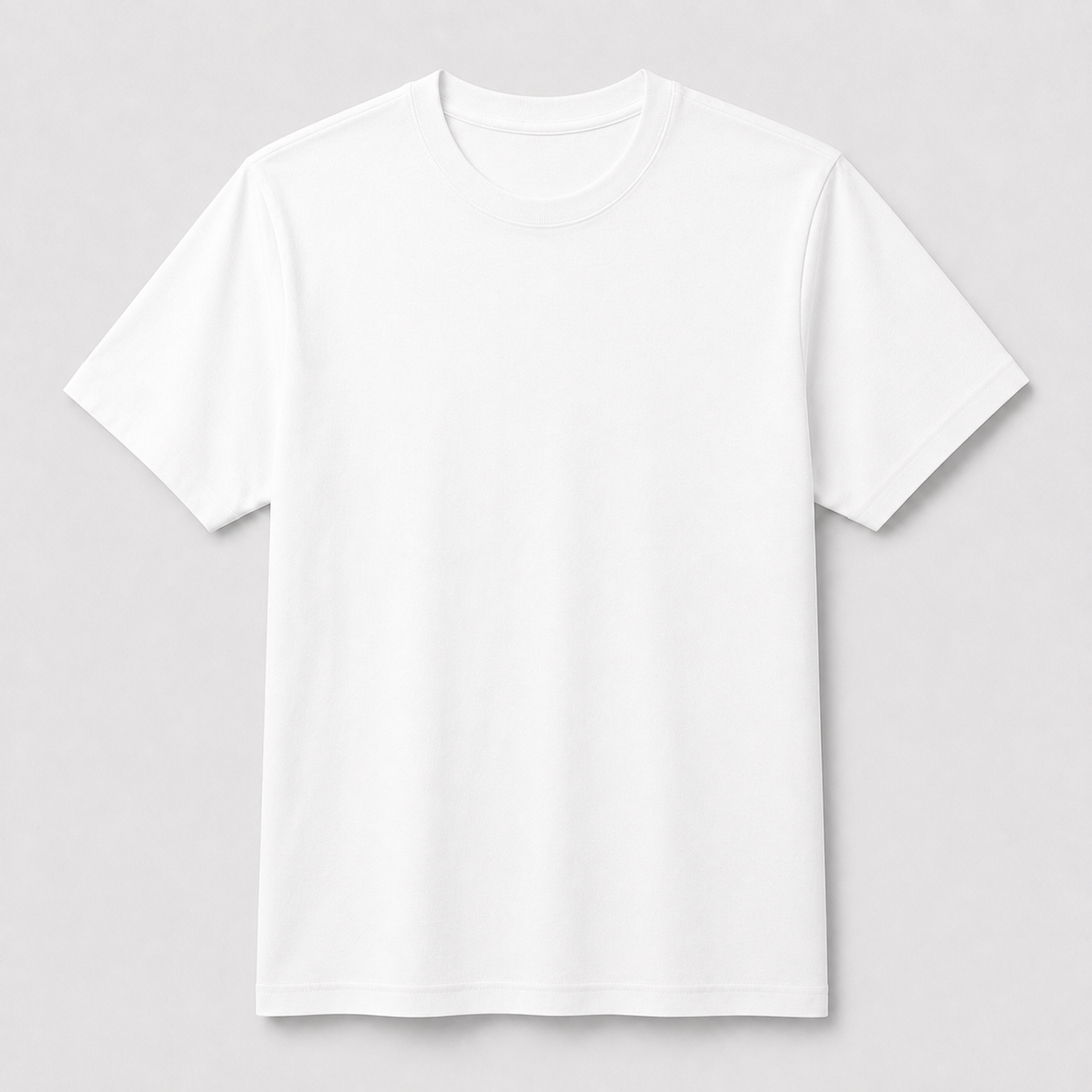 Camiseta de Algodão Premium, Branco