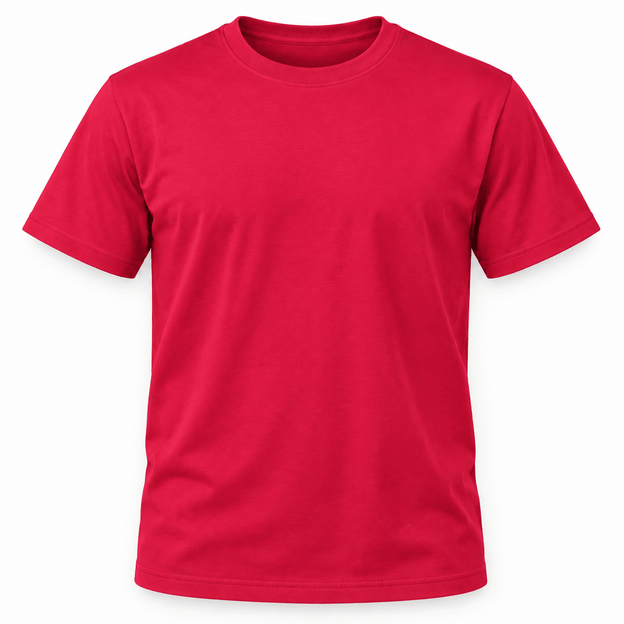 Camiseta de Algodão Premium, Bordô