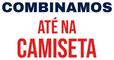 Combinamos até na Camiseta